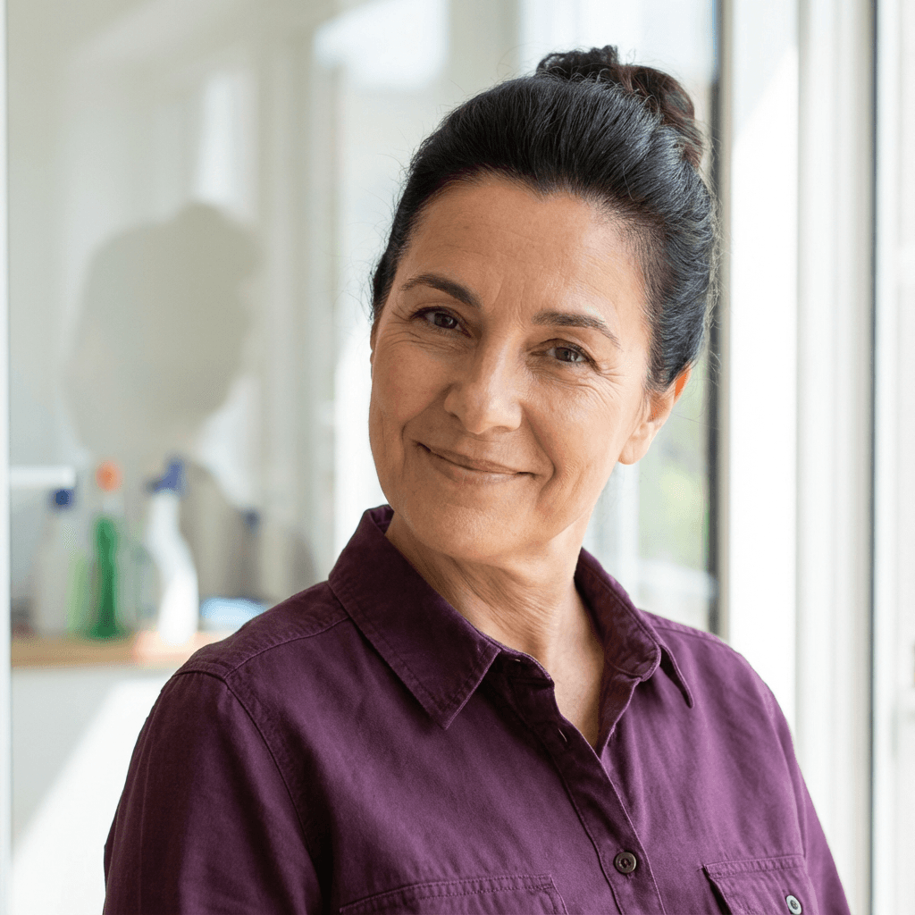 Maria Flores, nail technician